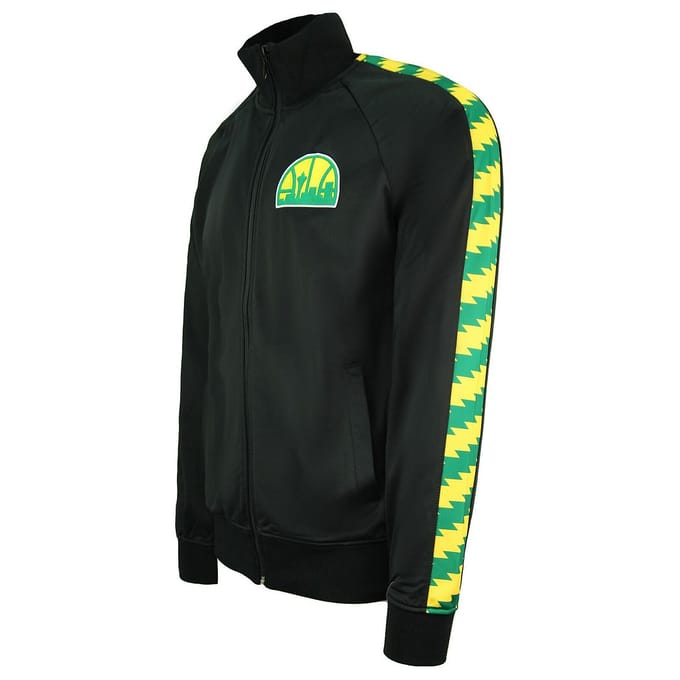 Mitchell & Ness Seattle Supersonics Heren Zwart Track Jacket