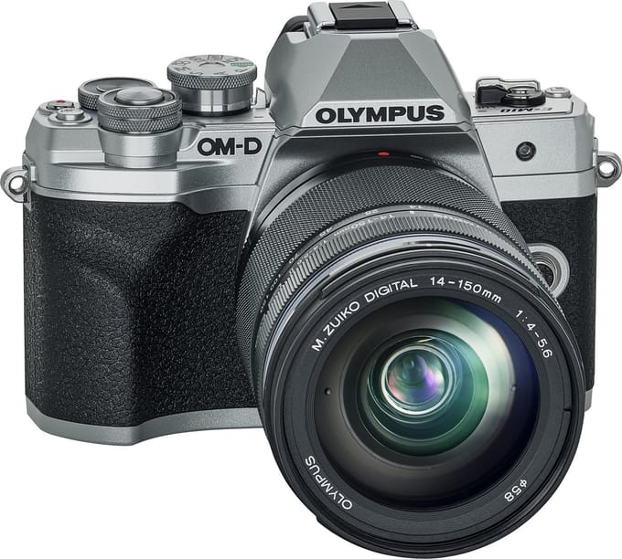 Olympus OM-D E‑M10 Mark IV - Systeemcamera - + 14-150mm lens - Zilver