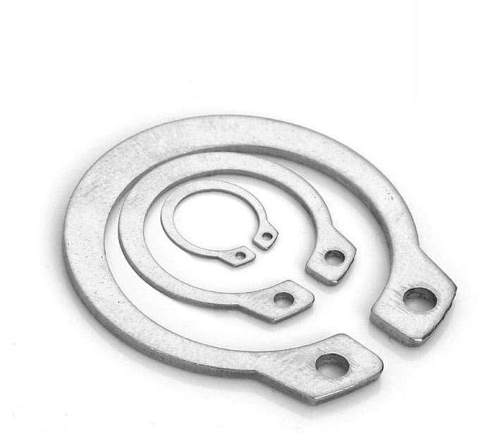 3-28 axle clamp, 304 stainless steel, ash lock ring, elastic outer locking ring, 4-5-6-7-8-11-12-26-25 (20 pieces)