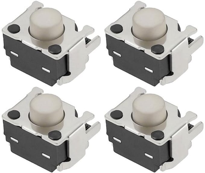 Set van 4 Micro Schakelaars voor Gaming Controllers