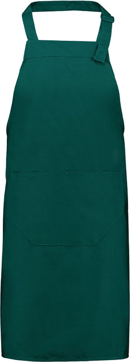 Benza Professioneel Schort keukenschort 75 x 85 Cm - Donkergroen