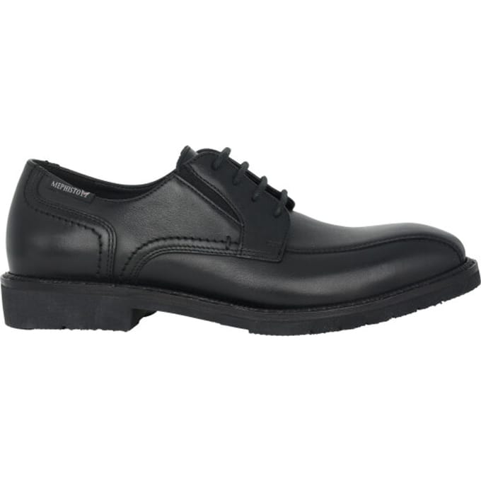 Mephisto Nelson - heren veterschoen - Zwart - maat 41 (EU) 7.5 (UK)