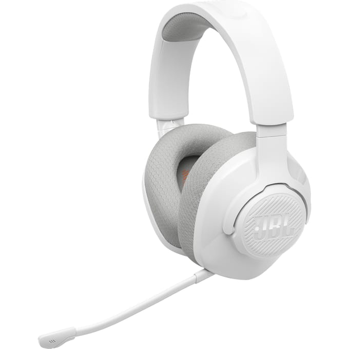 JBL Quantum 360 - Draadloze Gaming Headset - Over-ear - Surround Sound - Afneembare Microfoon - Wit