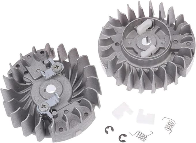 Kettingzaag Vliegwiel - Starter Onderdeel - Motoronderhoud - Efficiënte Ontsteking - Diameter 10cm - Grijs