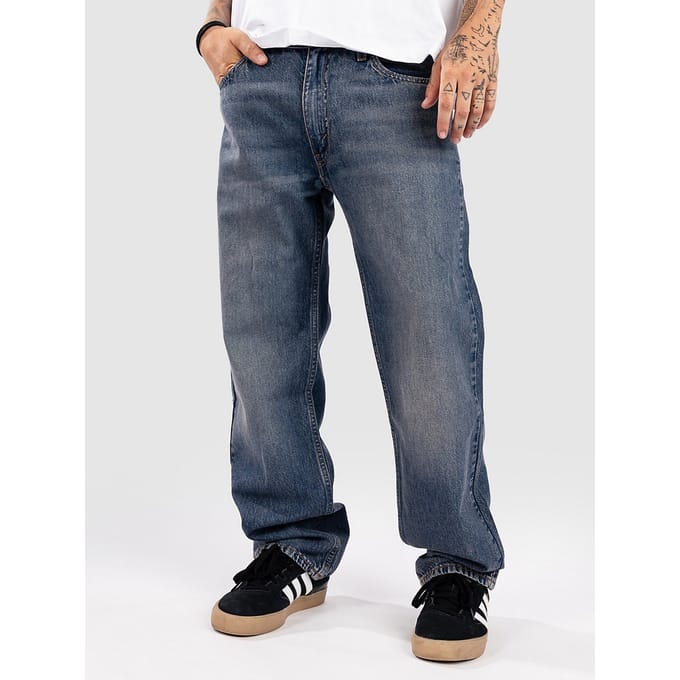 Levi's 555 Relaxed Straight Jeans blauw
