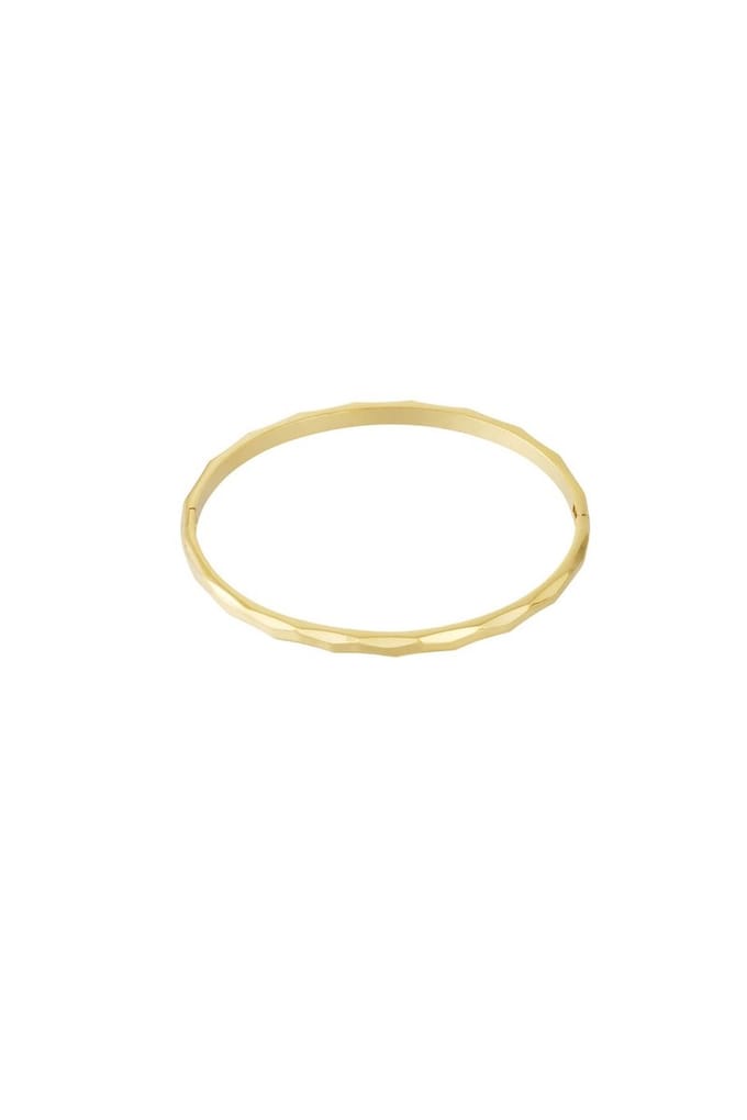 Bijoutheek Armband (Sieraad) Bangle Geometrisch Casual Goud