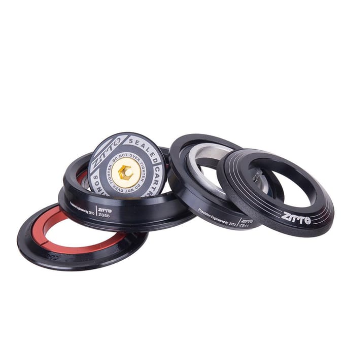 ZTTO 42 52mm Jeu de Direction pour VTT Vélo de Route Jeu de Direction Scellé Palin 4252ST rouge
