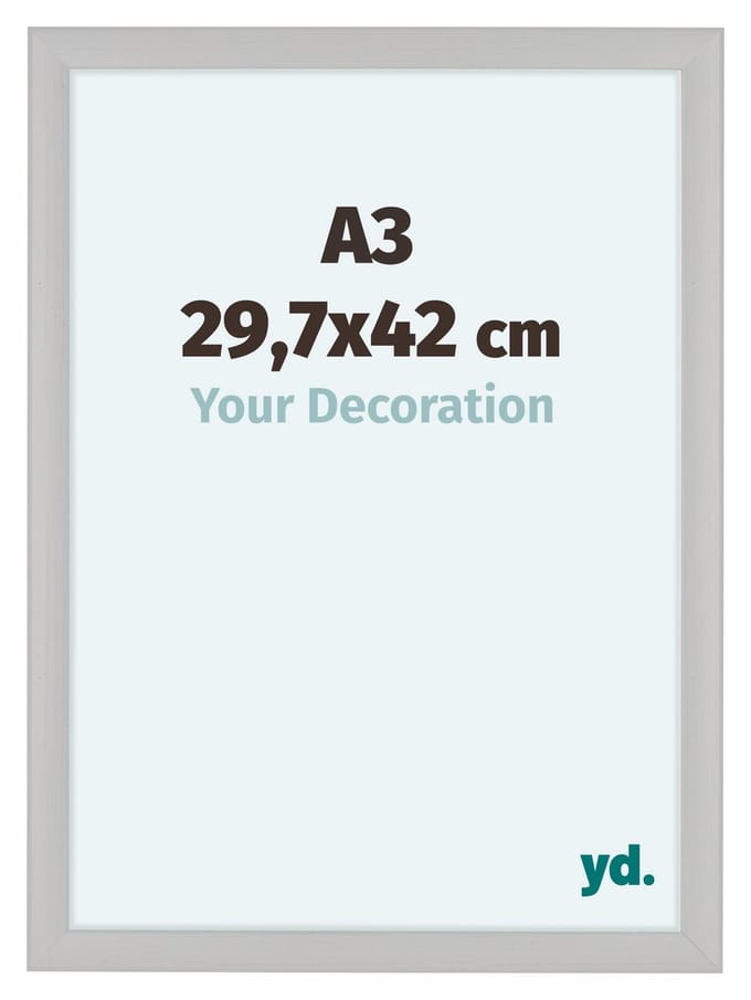 Your Decoration - Fotolijst A3 29,7x42 cm - MDF - Wit Houtnerf - Como
