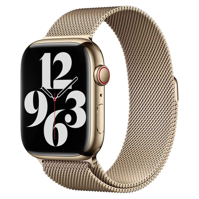 Milanese Loop Band voor de Apple Watch | 44/45/46/49 mm - Goud