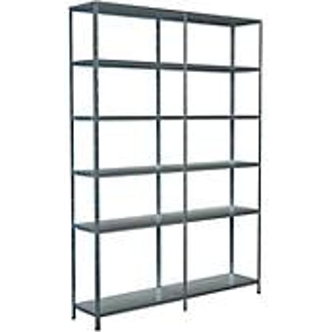 Legborden zonder bouten, H 2300 x B 1600 x D 350 mm, gegalvaniseerd