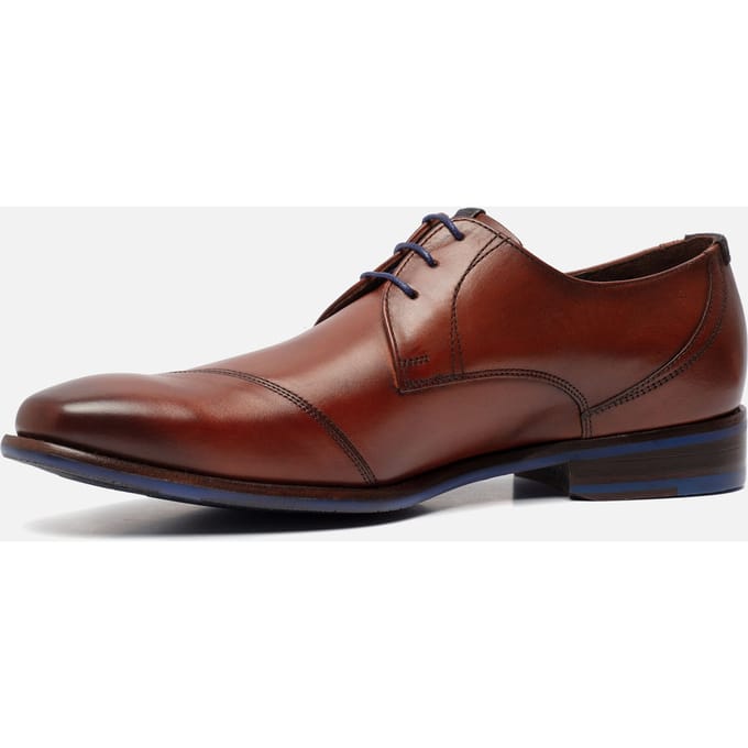 Floris van Bommel Floris van Bommel Veterschoenen cognac Leer 310305