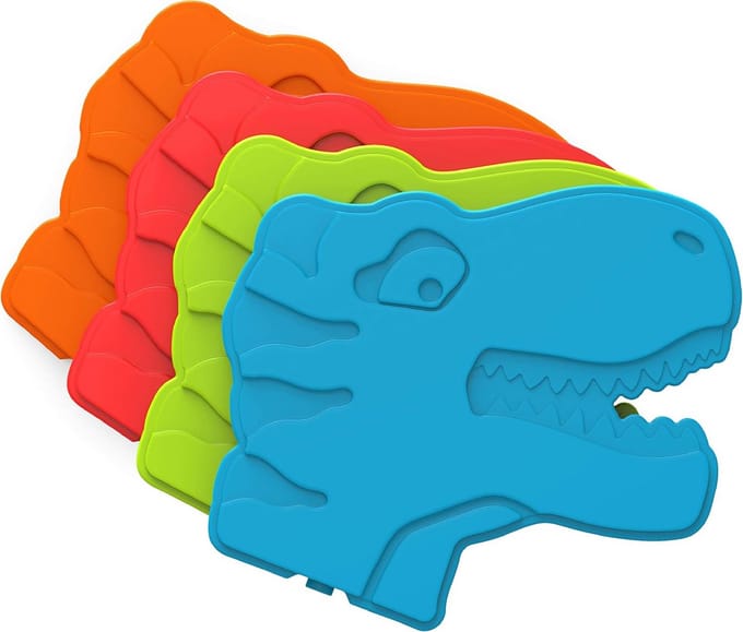 4x Herbruikbare Ice Packs voor Lunchbox - Koel Element Dinosaurs