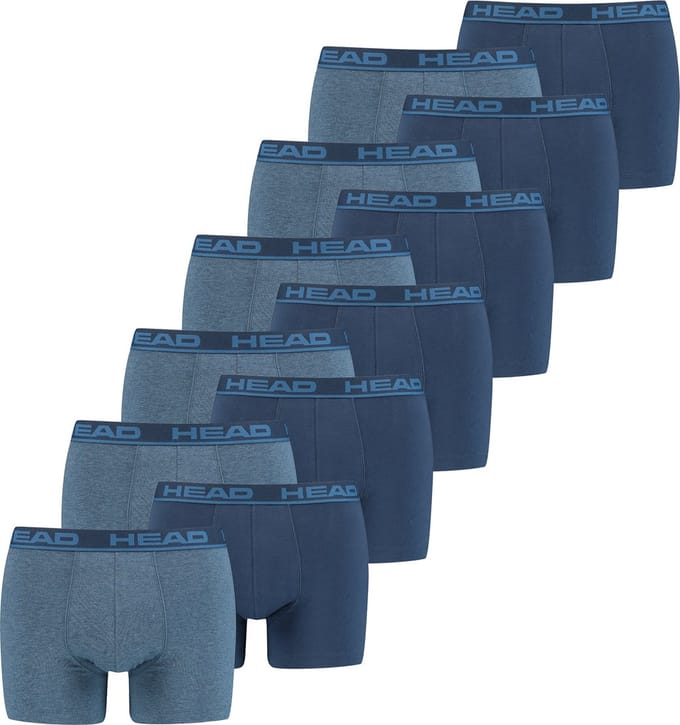 BOXERS Set van 12 stuks Head Basic Boxerbroek voor heren, shorts, ondergoed, ondergoed