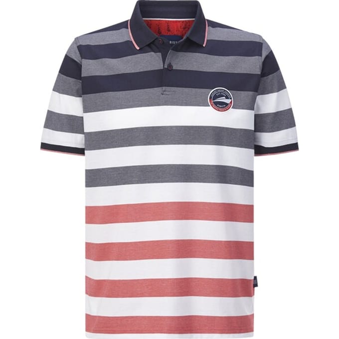 Babista herren Poloshirt - 52/54 - donkerblauw - Plus Size