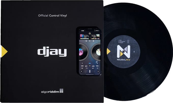 Algoriddim djay PRO AI 12" Control Viny - DJ Control