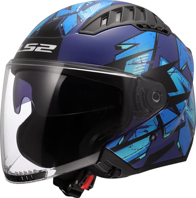 LS2 Helm Copter II Kanji OF600 blauw maat M