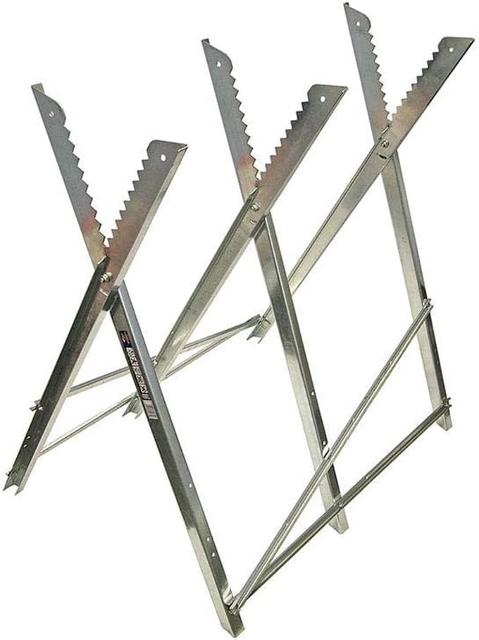 Opvouwbare Zaagbok Schroothout Steun Galvaniseerd