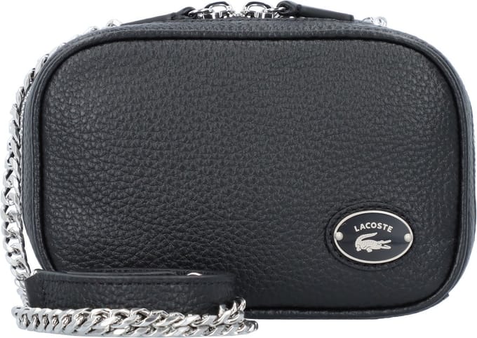 LACOSTE Schoudertas Origin Croc Square Crossover Bag Noir Zwart
