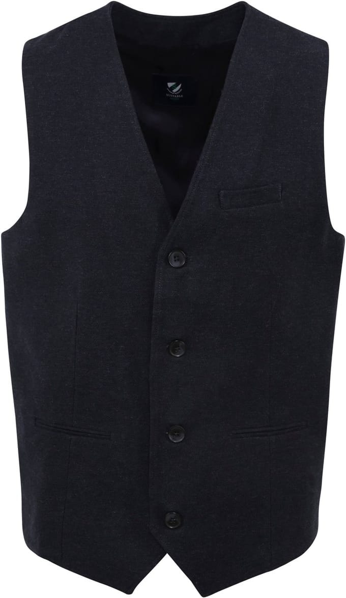 Suitable Gilet Loop Donkerblauw (navy) - Maat 48 - Heren
