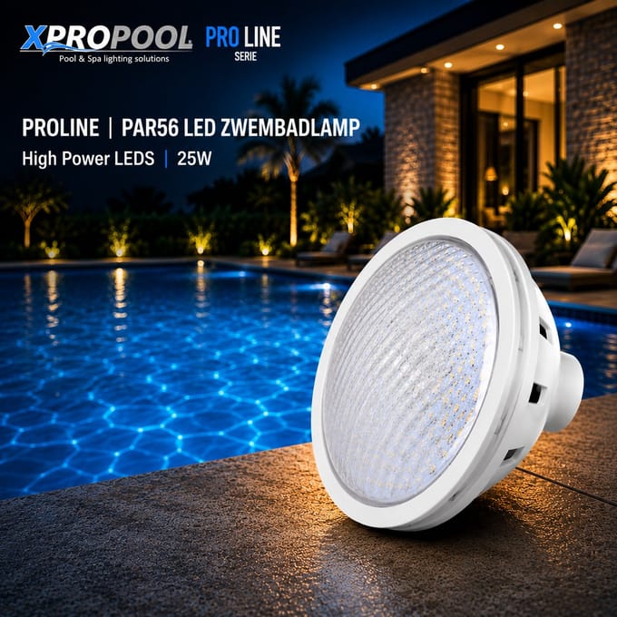 XPRO POOL | PROLINE | PAR56 LED ZwembadLamp | High Power LEDS | 25W