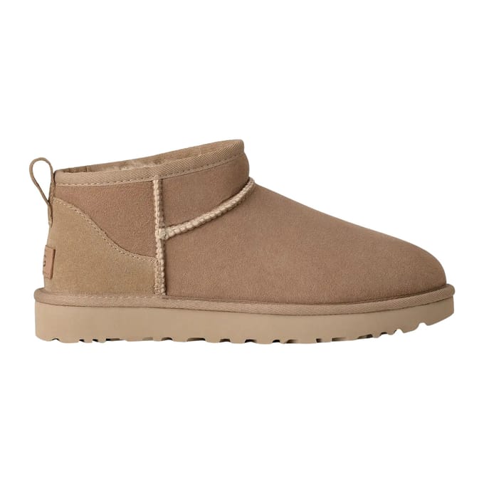 UGG® Classic Ultra Mini for Women in Tan, Size 8, Twinface/Polyester/Leather
