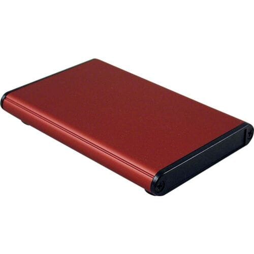 Hammond Electronics 1455A1002RD Profielbehuizing 100 x 70 x 12 Aluminium Rood 1 stuk(s)