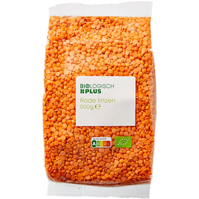 Rode linzen biologisch