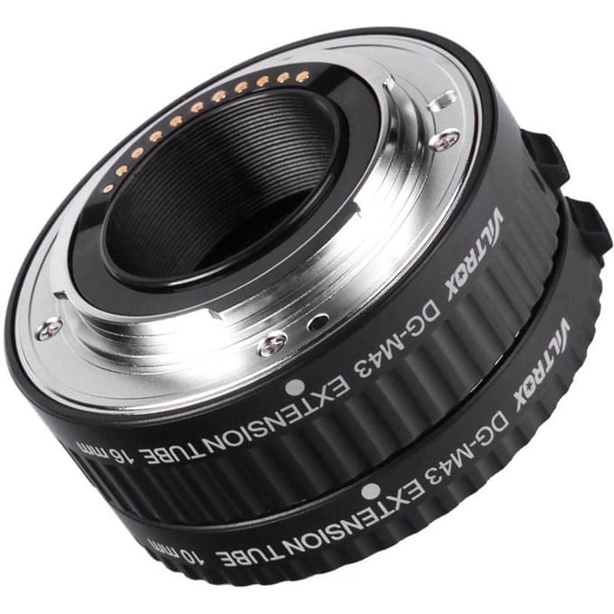 Macro AF Autofocusverlenging DG Tube 10 mm 16 mm Set Ring Metalen houder voor Micro M4/3 Camera Olympus gray