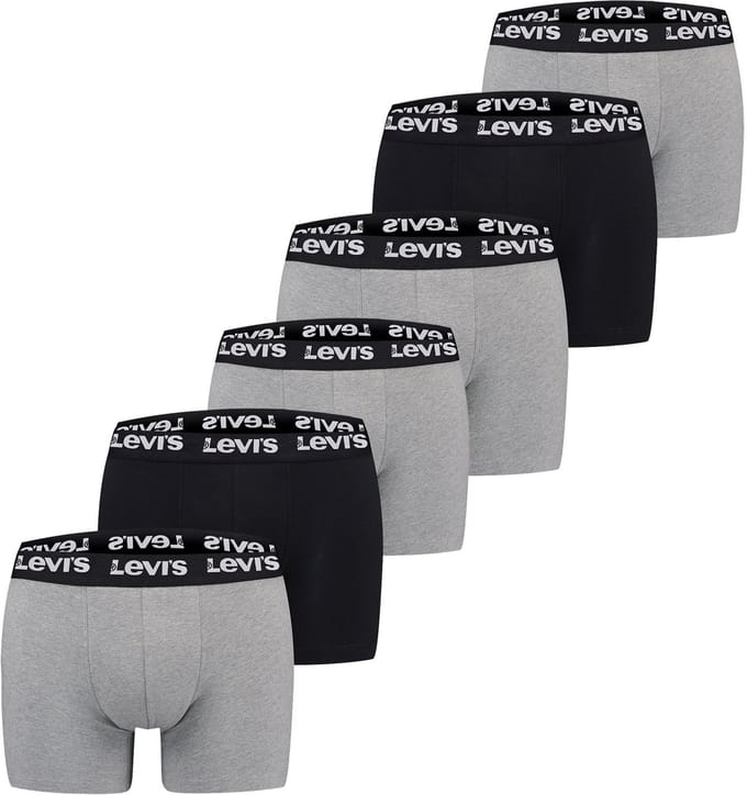 Pack of 6 men's Levis REPEAT LOGO BOXER boxer shorts underwear pants