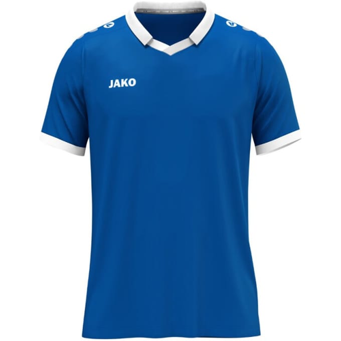 Jako Glory Shirt Korte Mouw Heren - Royal / Wit | Maat: M
