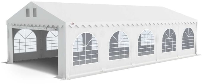 GO-PRO 5x10 Partytent met grondframe Wit