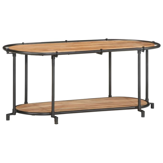 vidaXL - Tv-meubel - 100x42x40 - cm - massief - acaciahout
