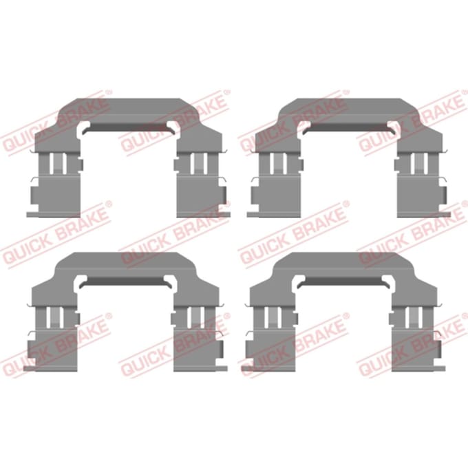 Toebehorenset, schijfremblok QUICK BRAKE 109-0138