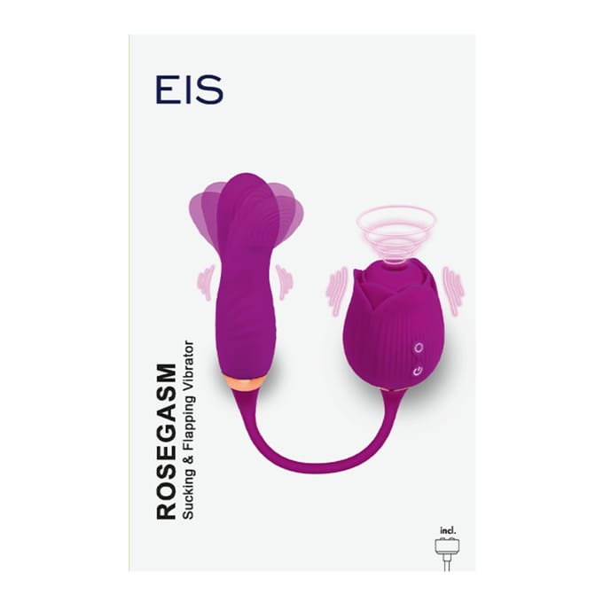 2-in-1 vibrator 'Rosegasm', 36,8 cm