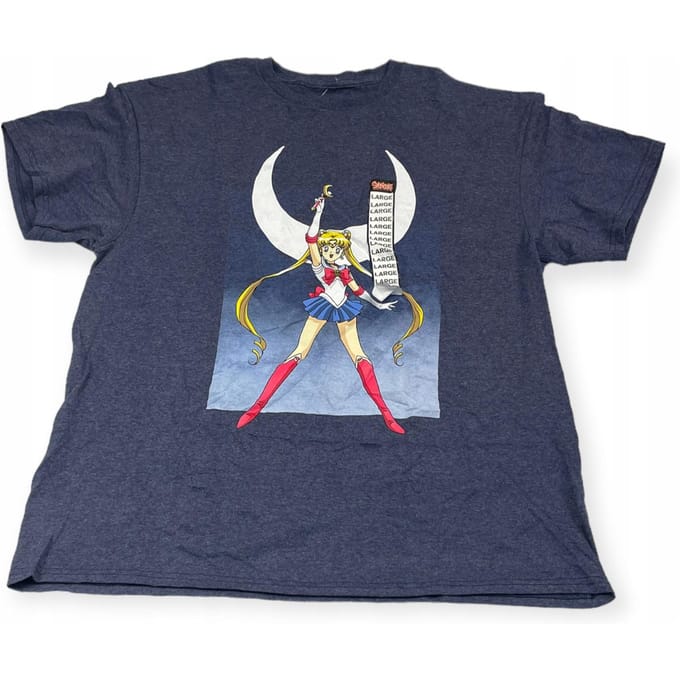 Koszulka t-shirt męski SPENCER'S SAILOR MOON L gray