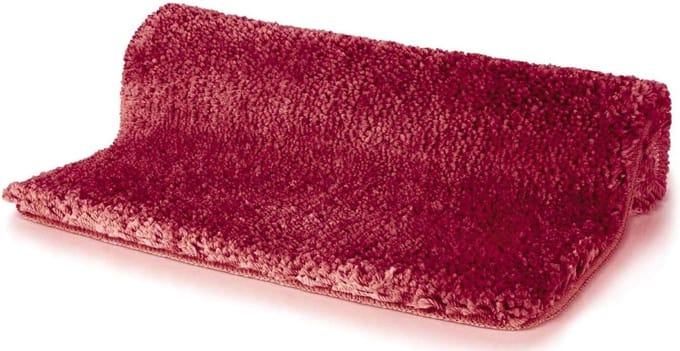 Badmat Microvezel Groen Rood 70 x 120 cm - Antislip en Wasbaar