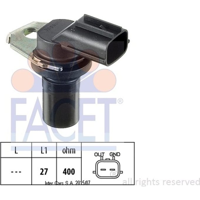 Toerentalsensor, automatische aandrijving  EPS)