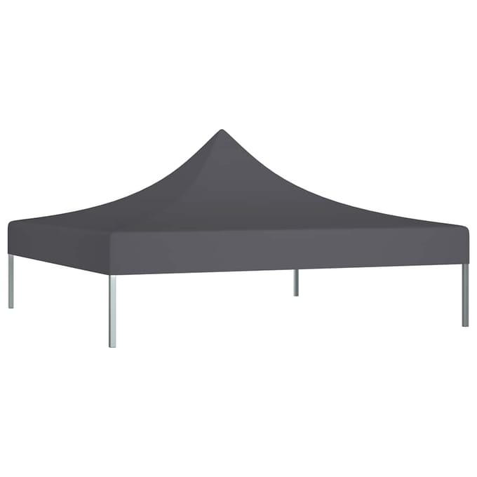vidaXL - Partytentdak - 270 - g/m² - 2x2 - m - antraciet
