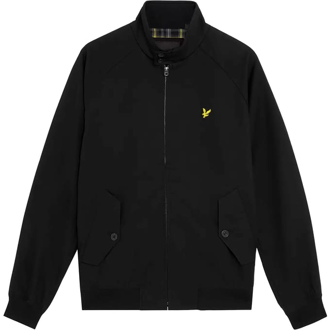 Lyle & Scott Cotton Harrington Jacket - Jet Black
