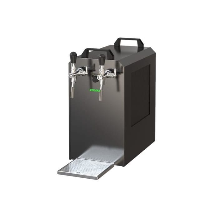 Complete set - Biertap STREAM 80K met luchtpomp bierkist, stromingskoeler 2-lijns droge koeler, Type A, Type M