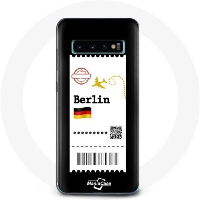Coque pour Samsung Galaxy S10 Billet d'avion Berlin
