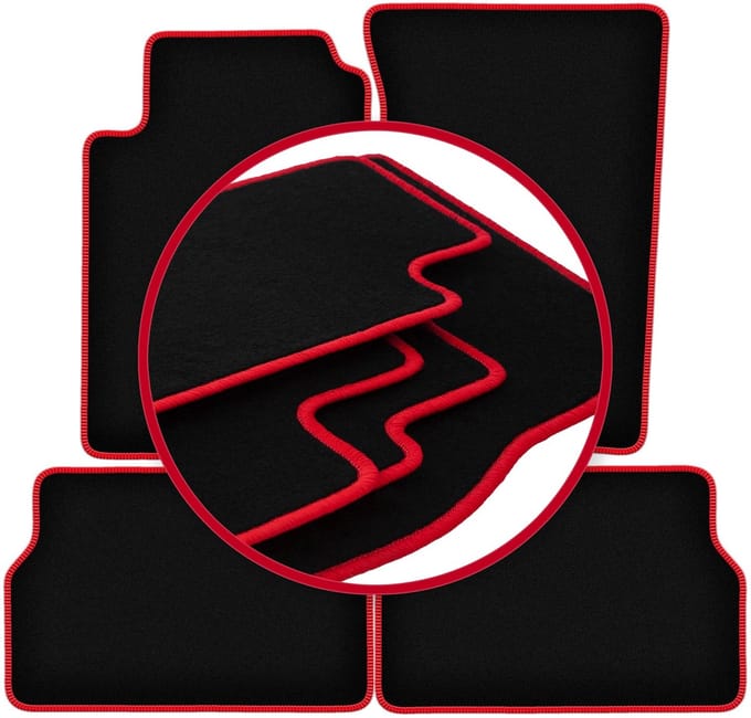CARLUX-RED automatten voor: Kia Sorento I SUV (2003-2009)