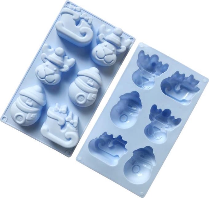ProductGoods Siliconen Bakvorm - kerst - 6 vormen