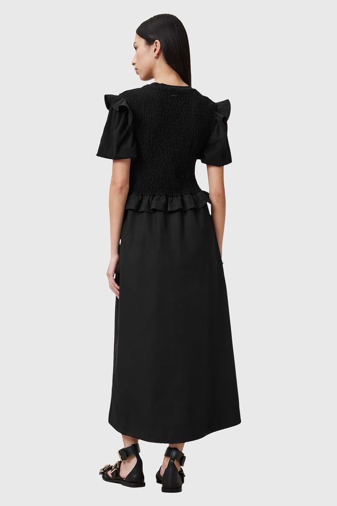 AllSaints Ode Dress Black Taglia: 4 | Abiti Midi Outlet | Donna | Nero