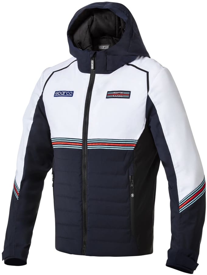 Sparco Martini Racing Winterjas Martini Racing Jas - Zwart — Wit