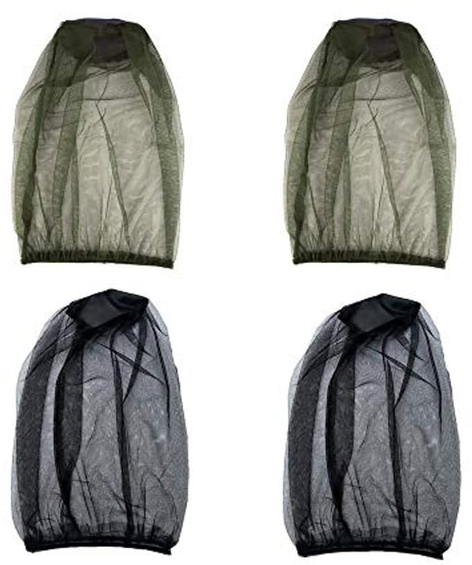 4 Pack Insect Hoofd Netto - Bescherming tegen Muggen en Insecten