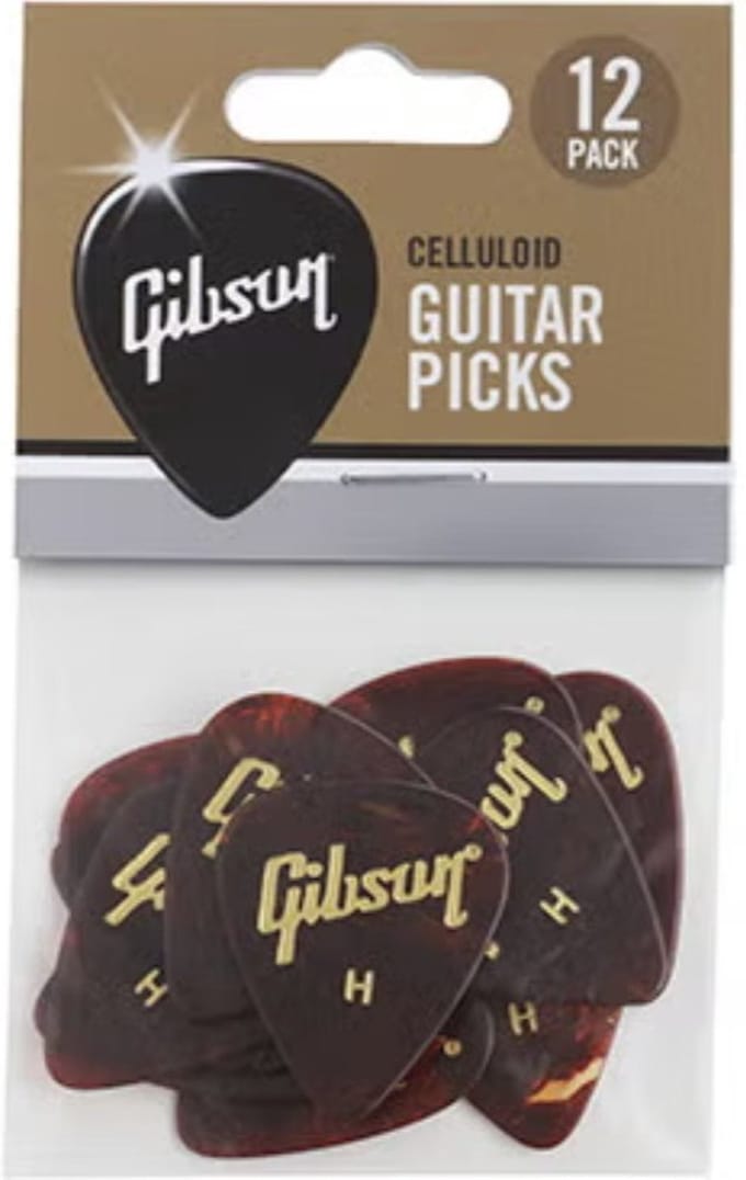 Gibson - Tortoise - Plectrum - Heavy - 12-pack