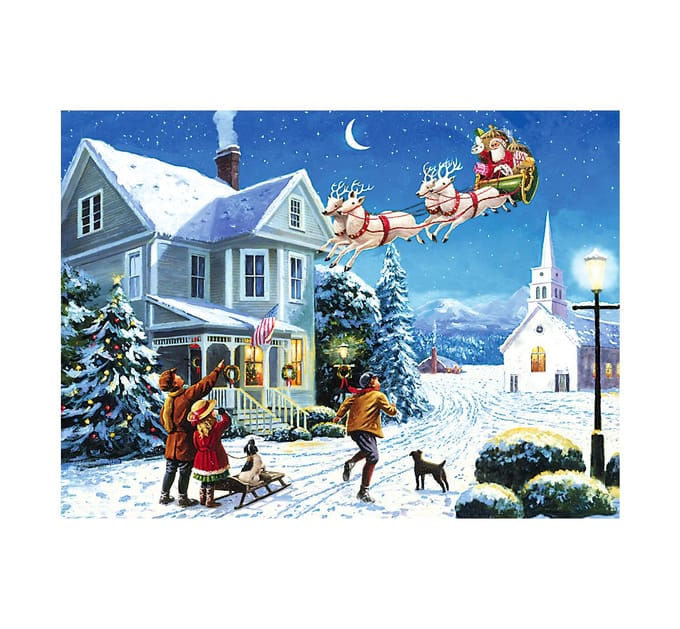 Schilderen op nummers "Santa Claus", 30 x 40 cm