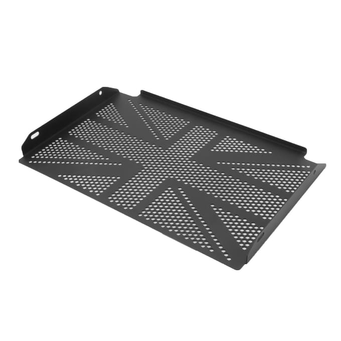 Cache Grille de Radiateur Acier Inoxydable Protecteur de Radiateur de Moto pour Trident 660 gray