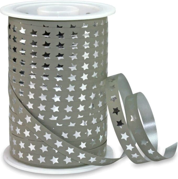 Krullint Kerst Sterren Zand – Cadeaulint - 10mm